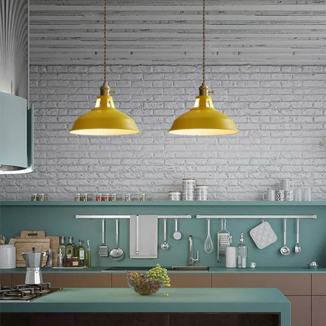 Industrial Metal Pendant Light