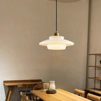 Glass Pendant Light | Nordic Minimalist Style | Soft Ambient Glow for Kitchen Island and Dining Room Modern Interiors