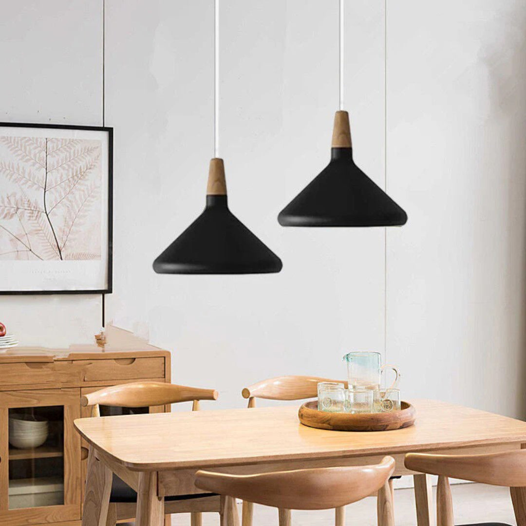 Scandinavian Wooden Pendant Light