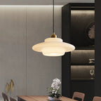 Glass Pendant Light | Nordic Minimalist Style | Soft Ambient Glow for Kitchen Island and Dining Room Modern Interiors