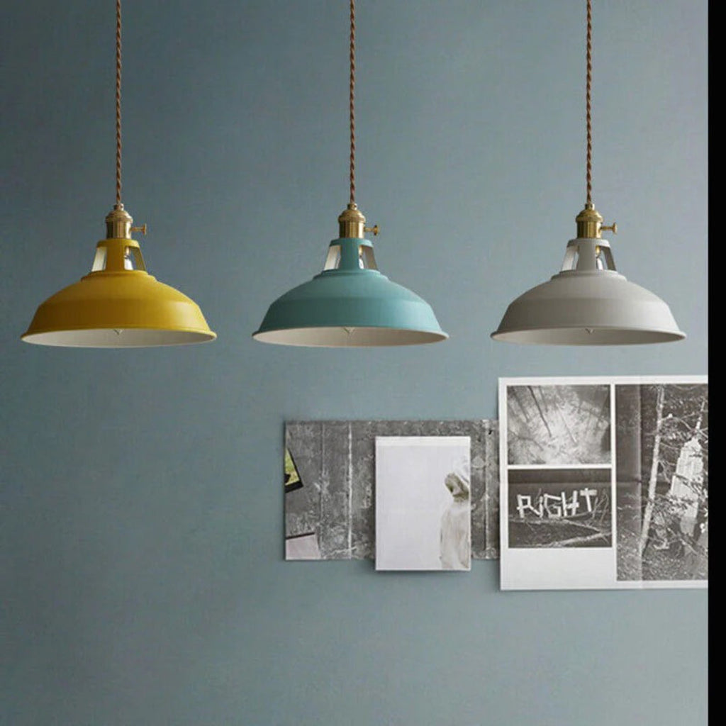 Industrial Metal Pendant Light