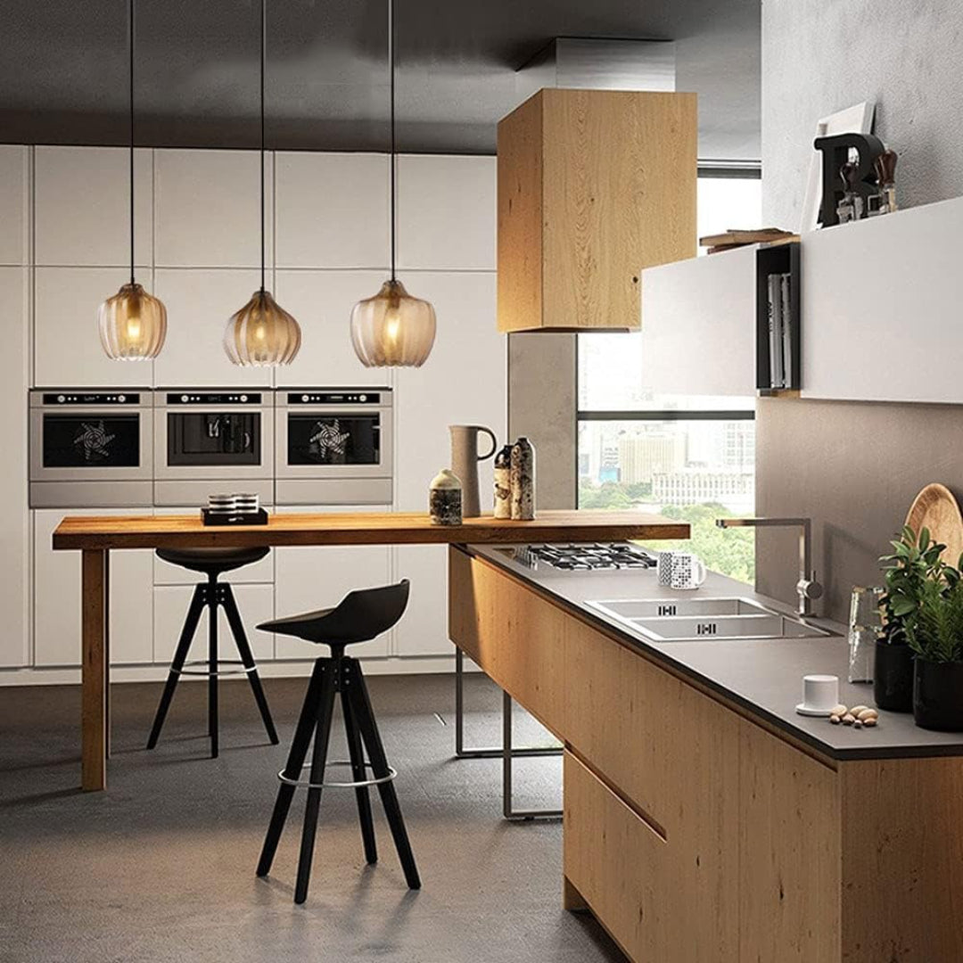 Woven Glass Pendant Light