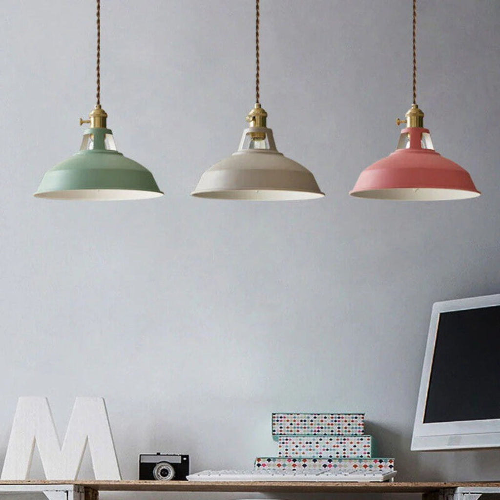 Industrial Metal Pendant Light