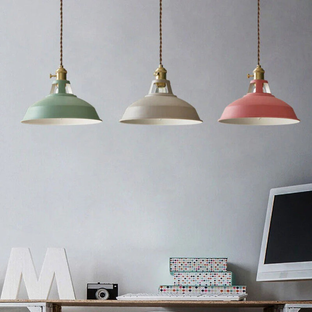 Industrial Metal Pendant Light