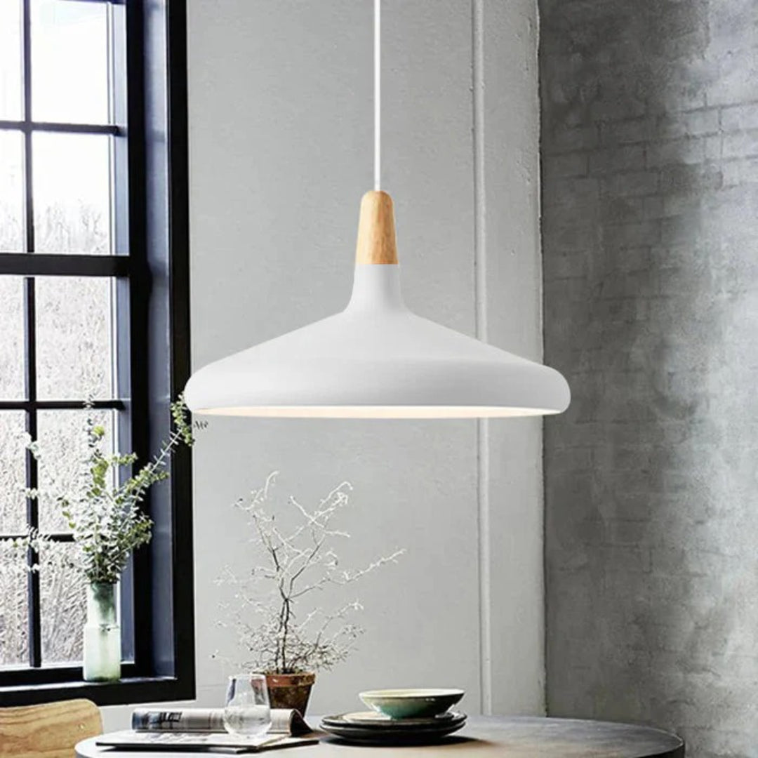 Scandinavian Wooden Pendant Light