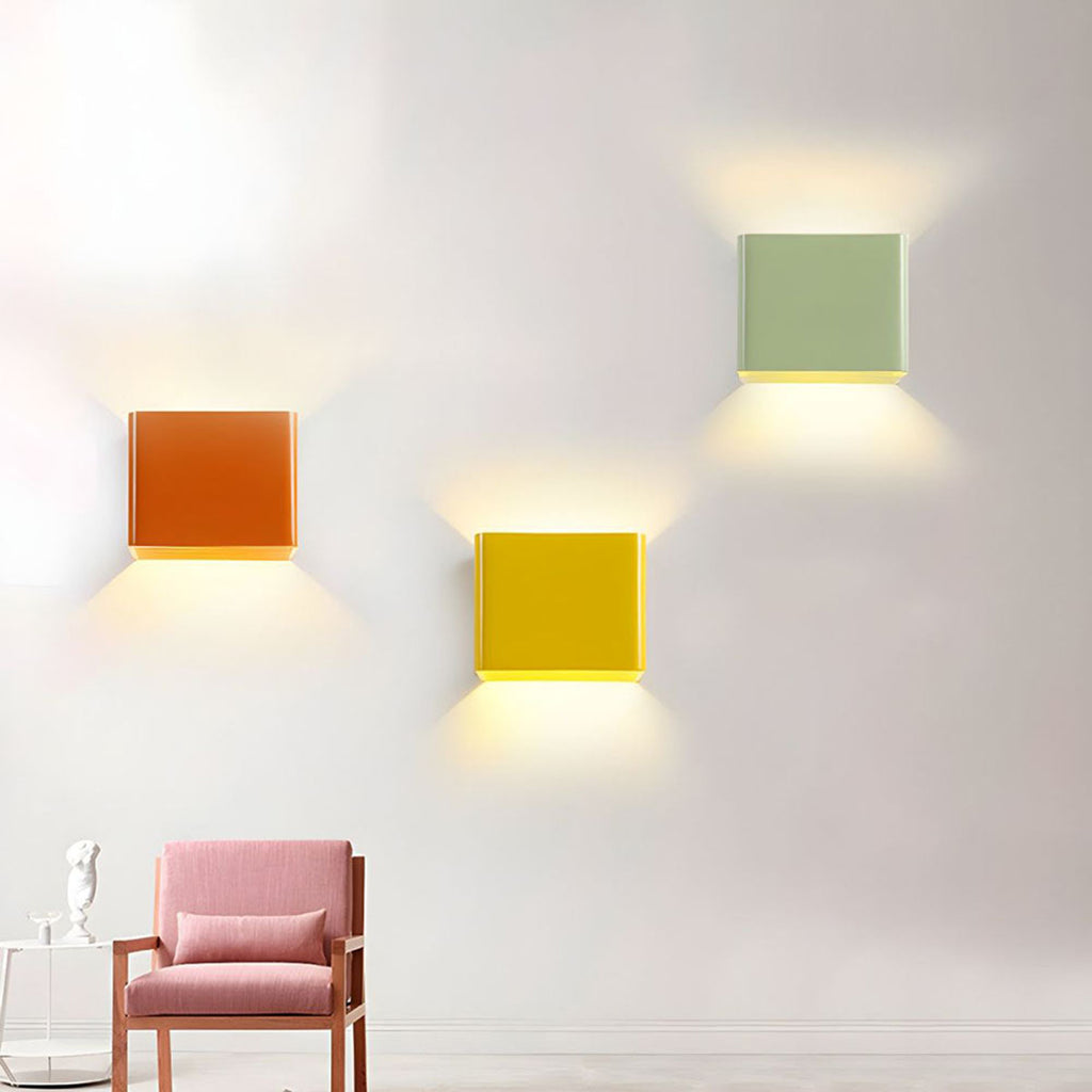 Square Wall Lamp – Modern Minimalist Indirect Lighting Design