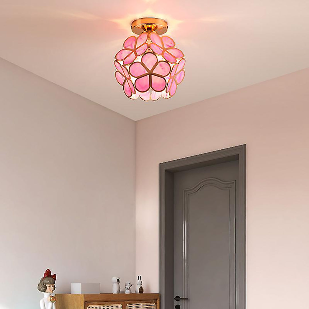 Green Glass Retro Pendant Lamp – Lismeno Vintage Style