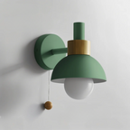Modern LED Wall Sconce Pull Cord Accent Light