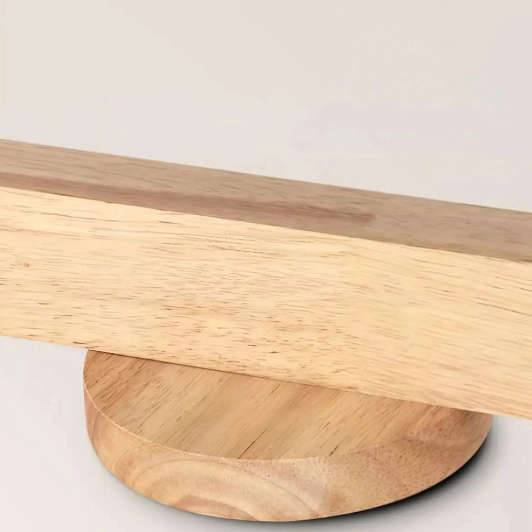 Wooden Adjustable Track Ceiling Light