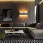 LED Wall Light Aluminum IP54 Weatherproof | Energy Efficient Lighting | Indoor and Outdoor Hardwired Wall Mounted Light