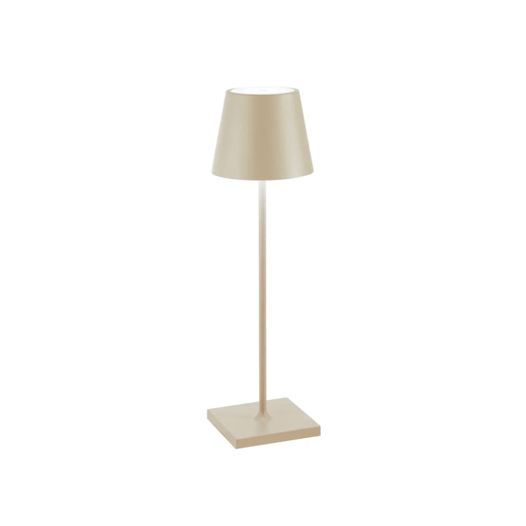 LED Table Lamp Aluminum Rechargeable Cordless Design | 12-Hour Battery Life | Dimmable Modern Portable Lighting Solution