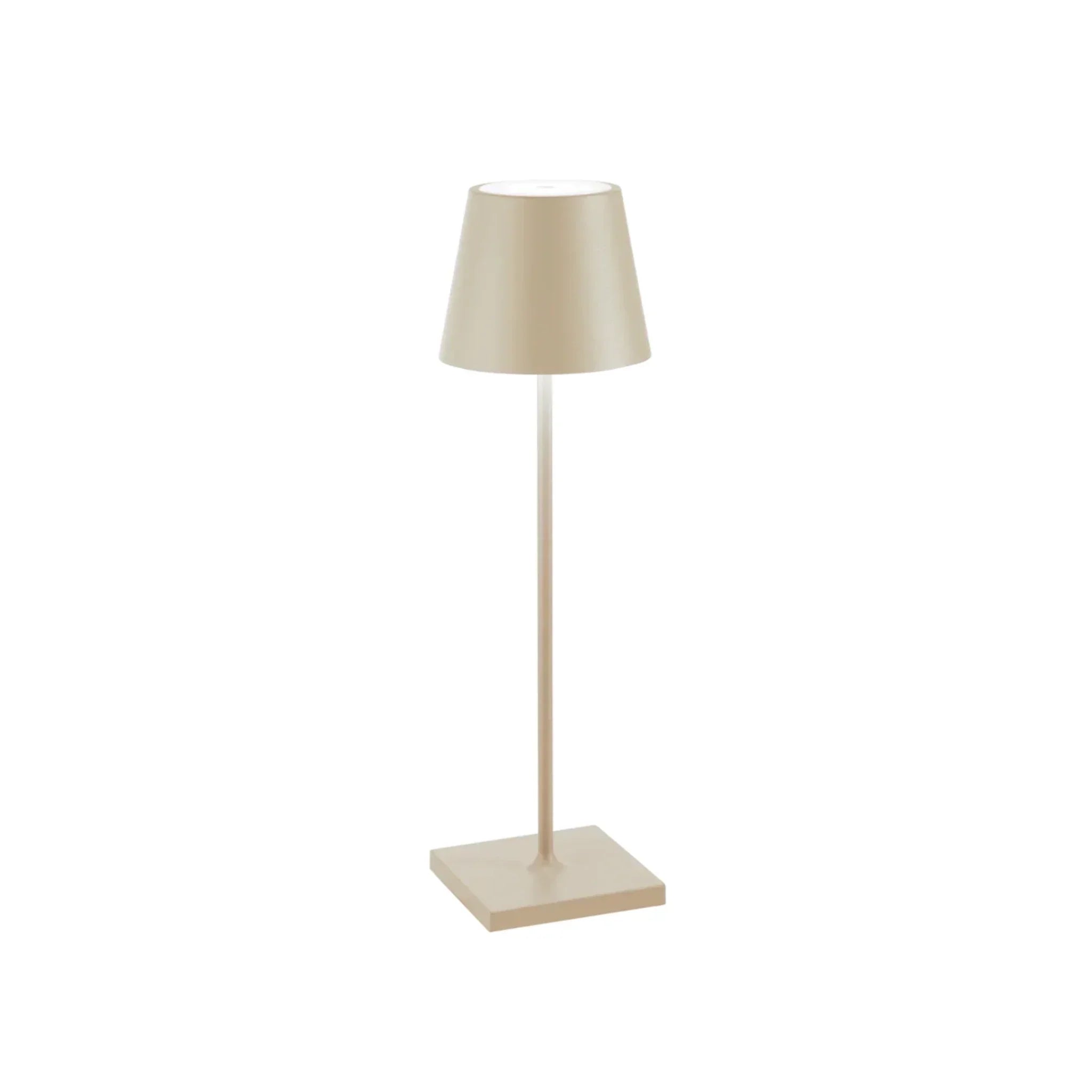 LED Table Lamp Aluminum Rechargeable Cordless Design | 12-Hour Battery Life | Dimmable Modern Portable Lighting Solution