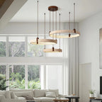 Stone Ring Pendant Light