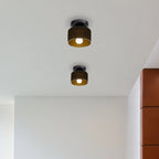 Vintage Fabric Ceiling Light