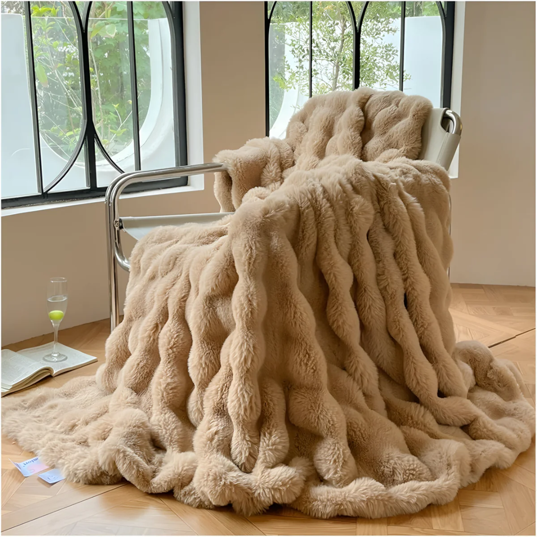 Soft Fleece Throw Blanket – Machine Washable Cozy Home Comfort