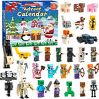 2026 Christmas Advent Calendar with 29 Building Block Figures - 24 Day Holiday Countdown Toy Set for Kids and Collectors