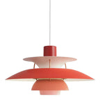 Contemporary Layered Metal Pendant Light