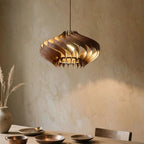 Japandi Wooden Pendant Light