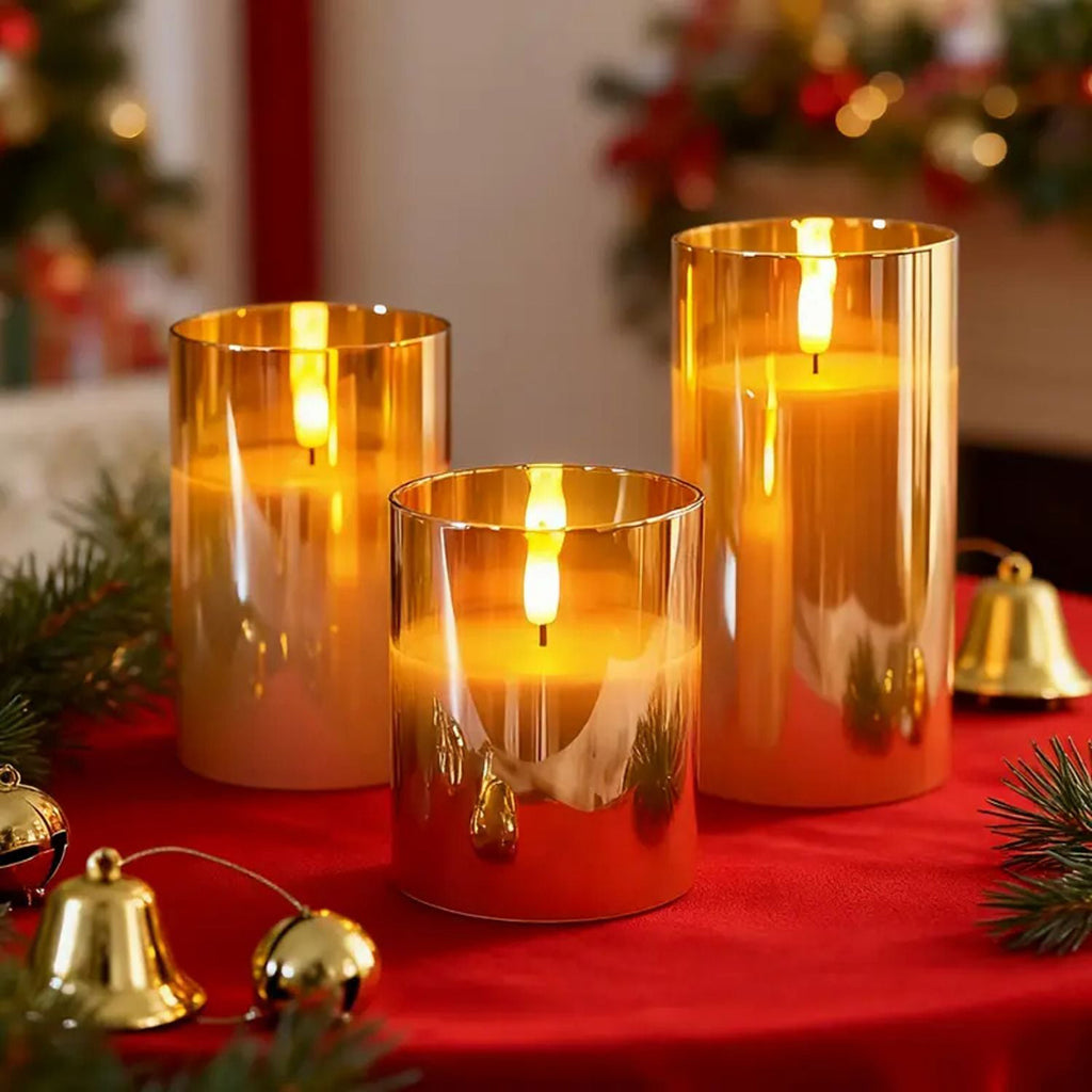 Flameless LED Candles – Battery Powered With Timer For Safe Ambient Decor