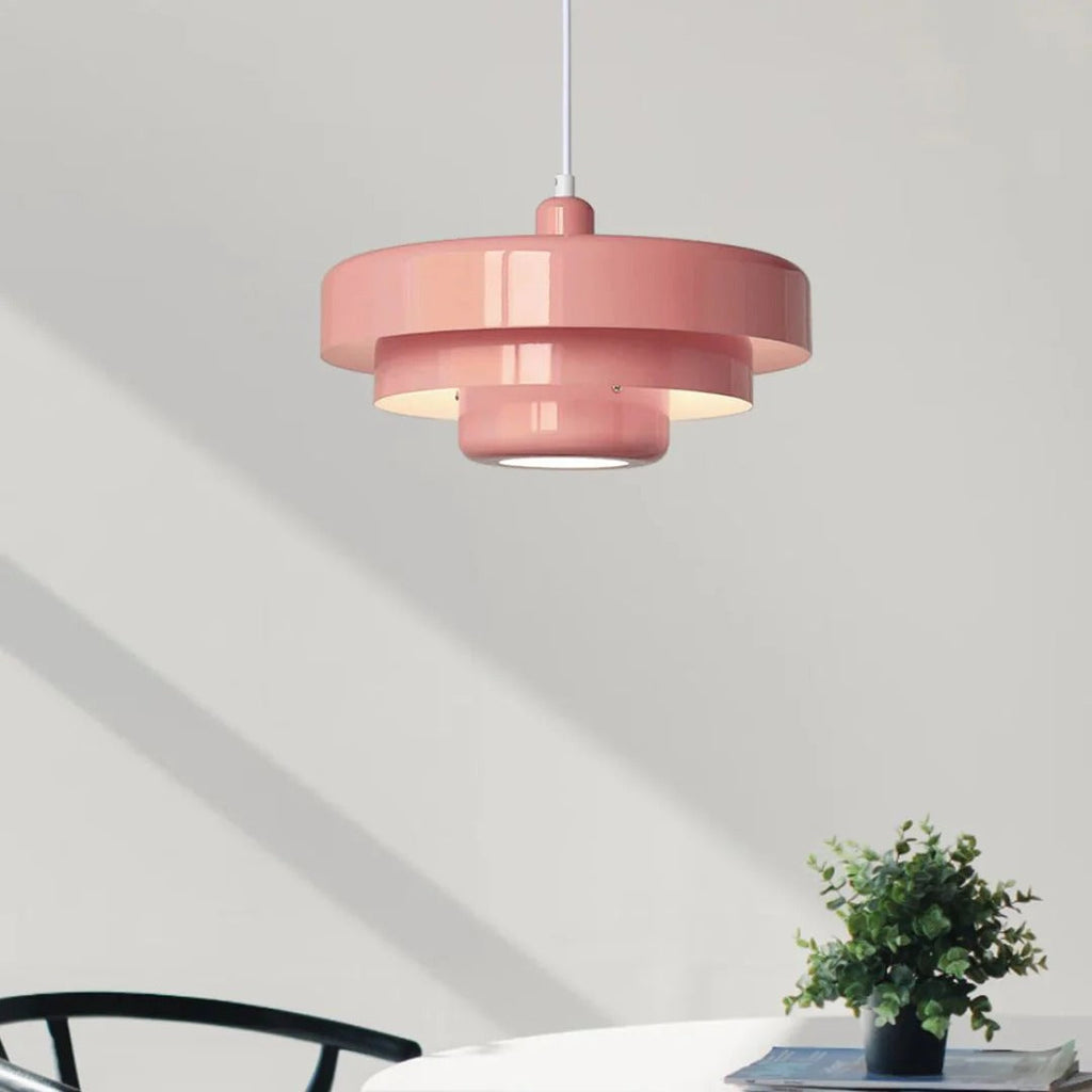Layered Metal Pendant Light
