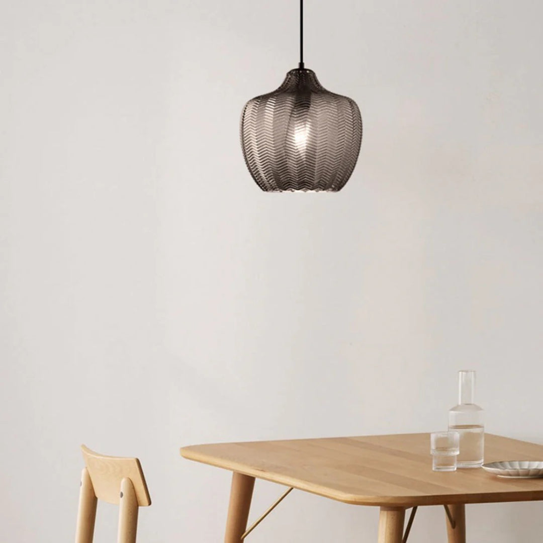 Woven Glass Pendant Light