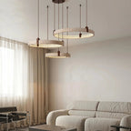 Stone Ring Pendant Light
