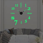 3D Wall Clock – Modern Roman Numeral Or Typographic Decorative Design
