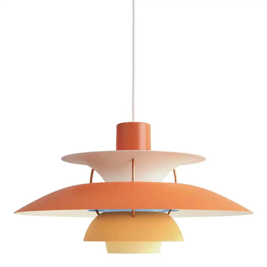 Contemporary Layered Metal Pendant Light