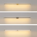 Ivox Applique Murale Linéaire Minimaliste Or & Noir - Neutralighting