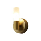 Tubular LED Wall Sconce Metal and Acrylic | Modern Rectangular Design | IP44 Rated for Bathroom and Living Room Lighting