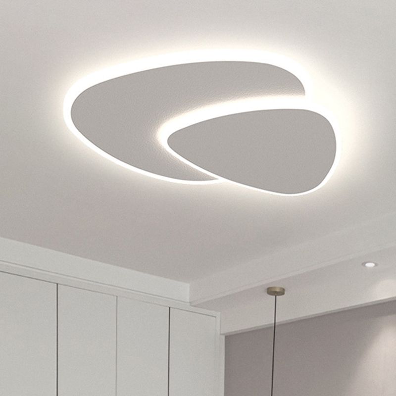 Zeno Plafonnier Triangle Moderne Blanc Salon - Neutralighting