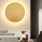 Kyris Applique Murale Ronde Minimaliste Noir/Or/Blanc. Salon - Neutralighting
