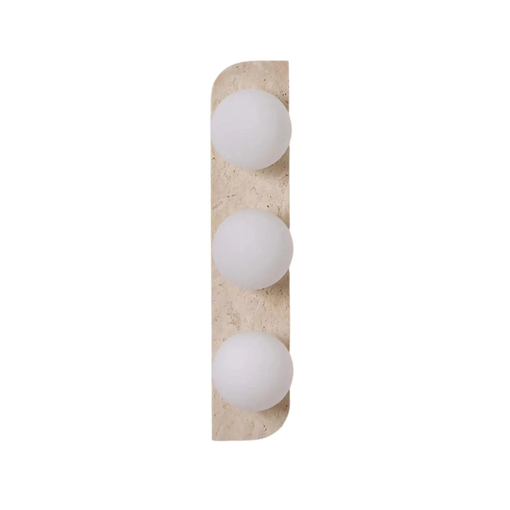 Round Stone Wall Light