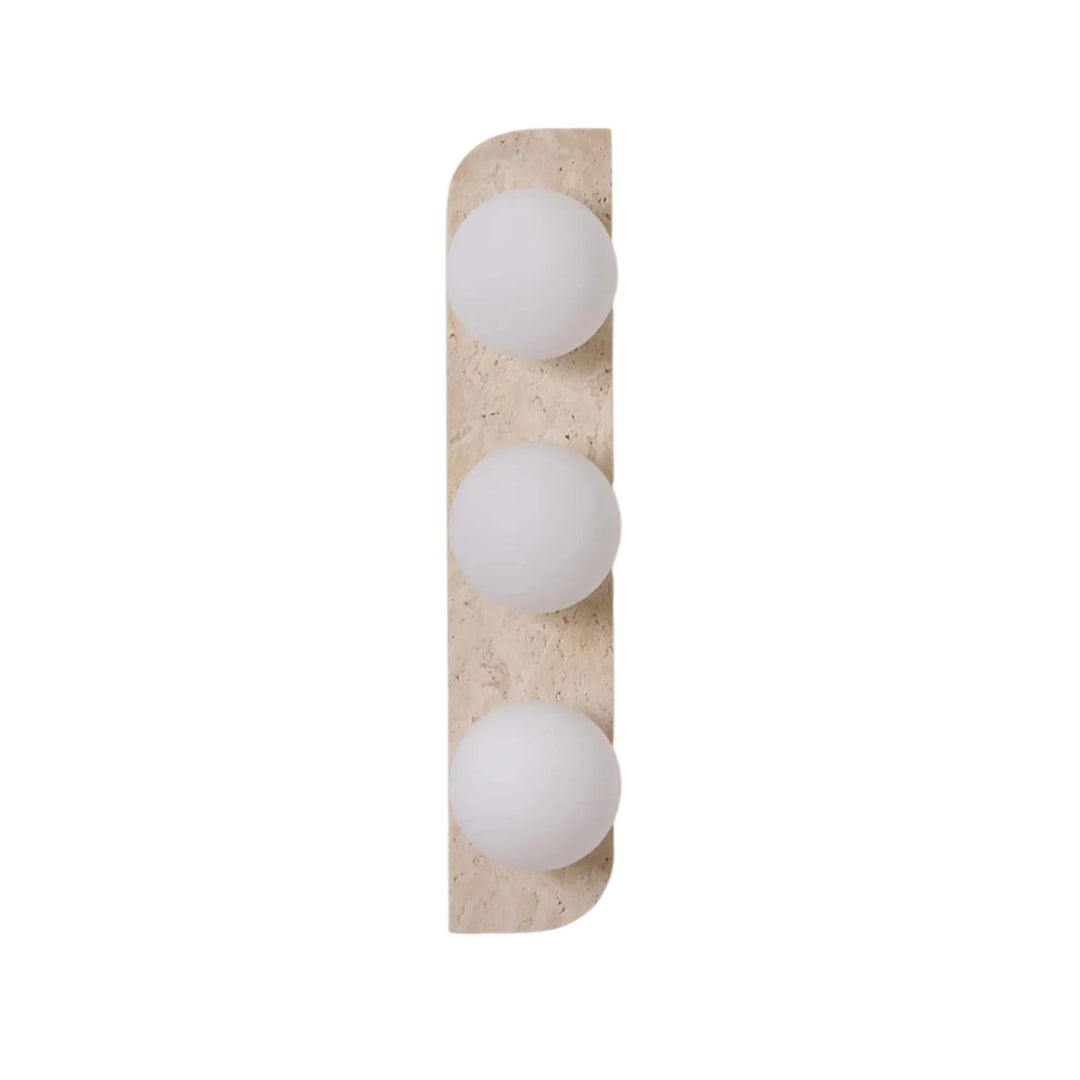 Round Stone Wall Light