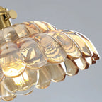 Floral Glass Pendant Light