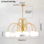 Modern Glass Chandelier