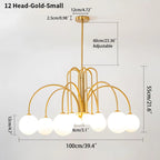 Modern Glass Chandelier