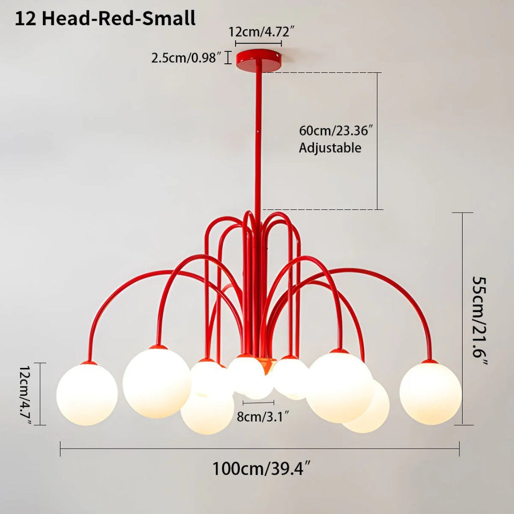 Modern Glass Chandelier