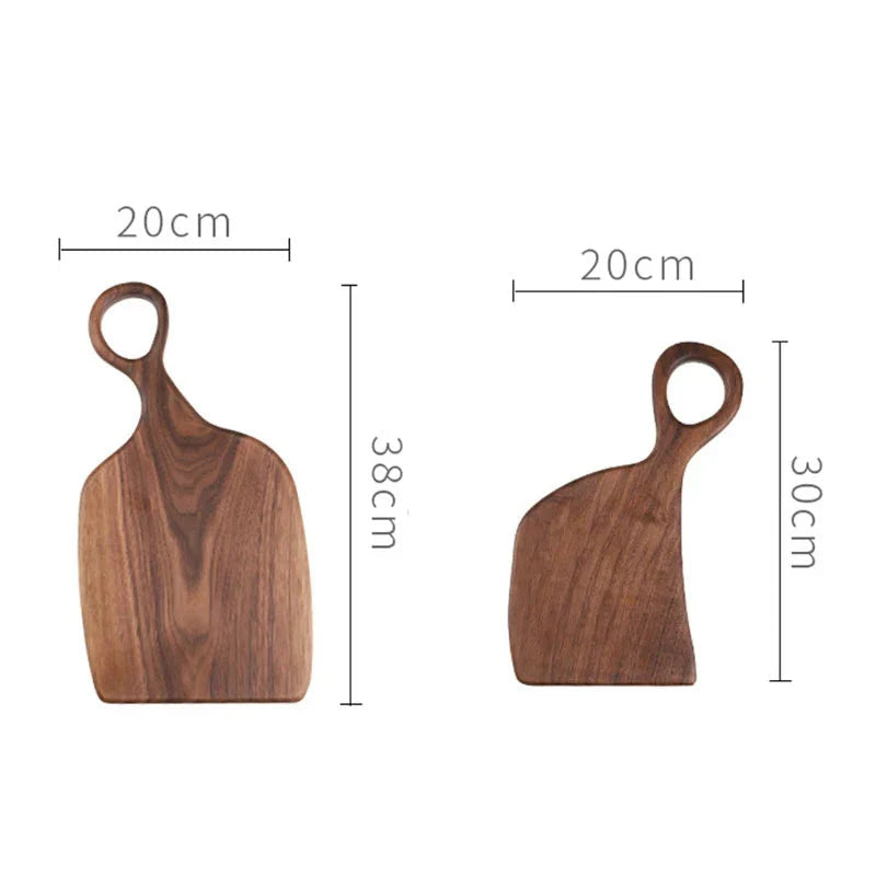 Walnut Wood Cutting Board | Double-Sided Design for Food Prep and Serving | Knife-Friendly Surface for Daily Kitchen Use