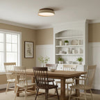 Minimalist Ceiling Lamp – Natural Finish Warm Interior Accent Design