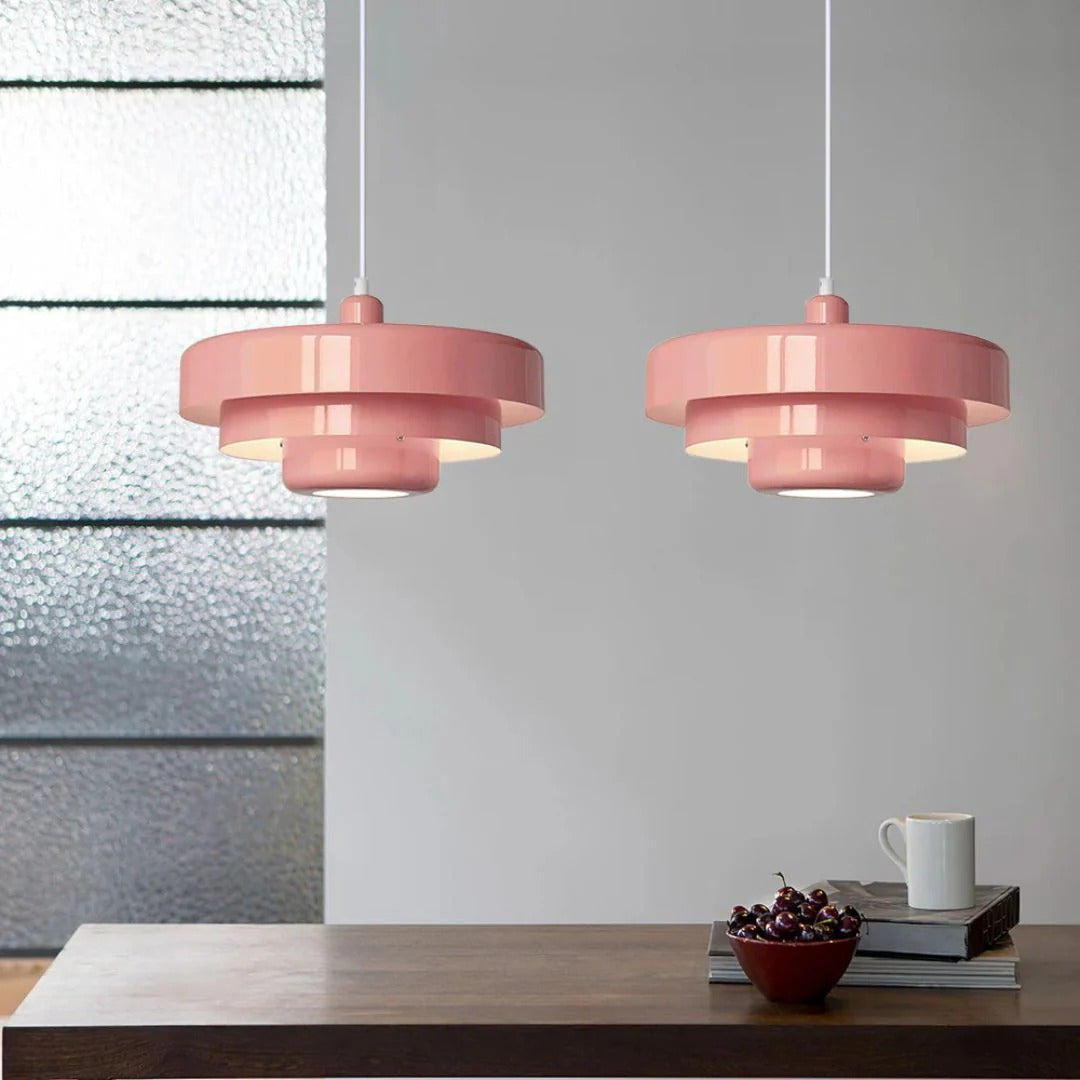 Layered Metal Pendant Light
