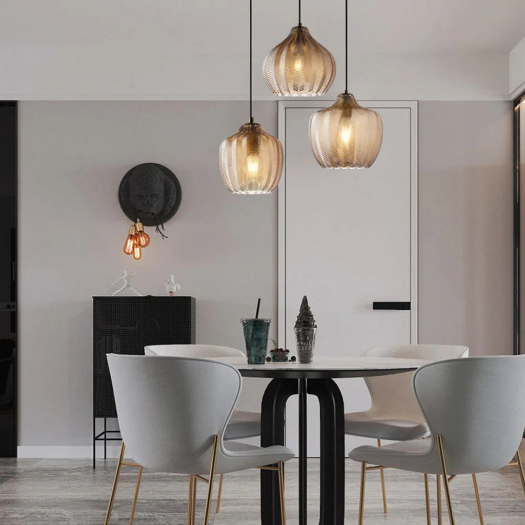 Woven Glass Pendant Light