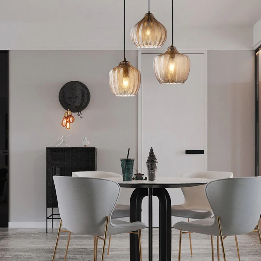 Woven Glass Pendant Light