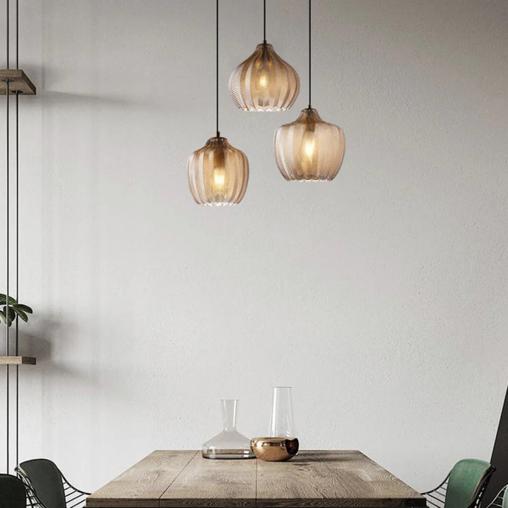 Woven Glass Pendant Light