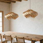 Japandi Wooden Pendant Light
