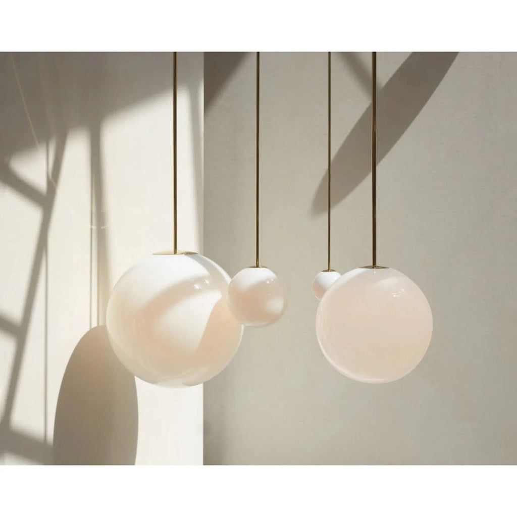 Minimalist Round Glass Pendant Light