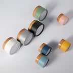 Wood And Metal Ceiling Lamp – Small Cylindrical Modern Accent Design