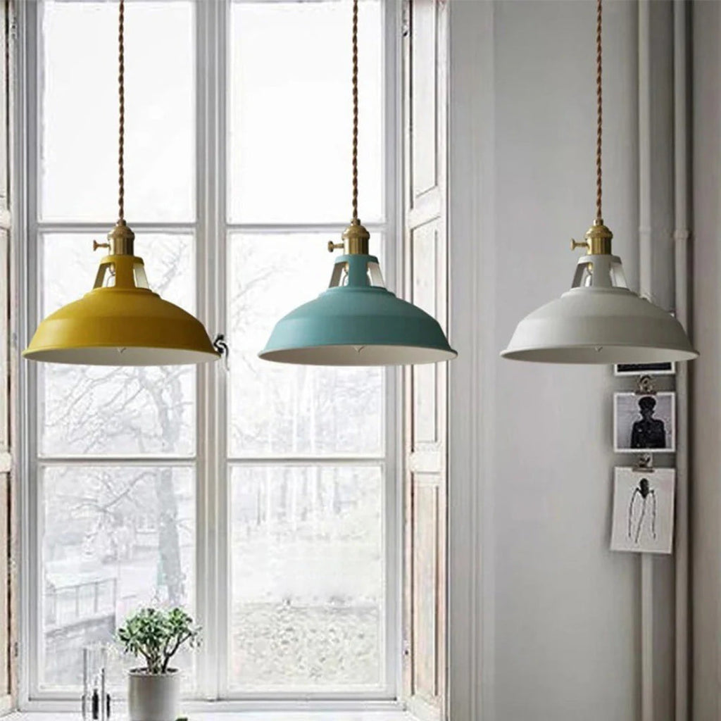 Industrial Metal Pendant Light