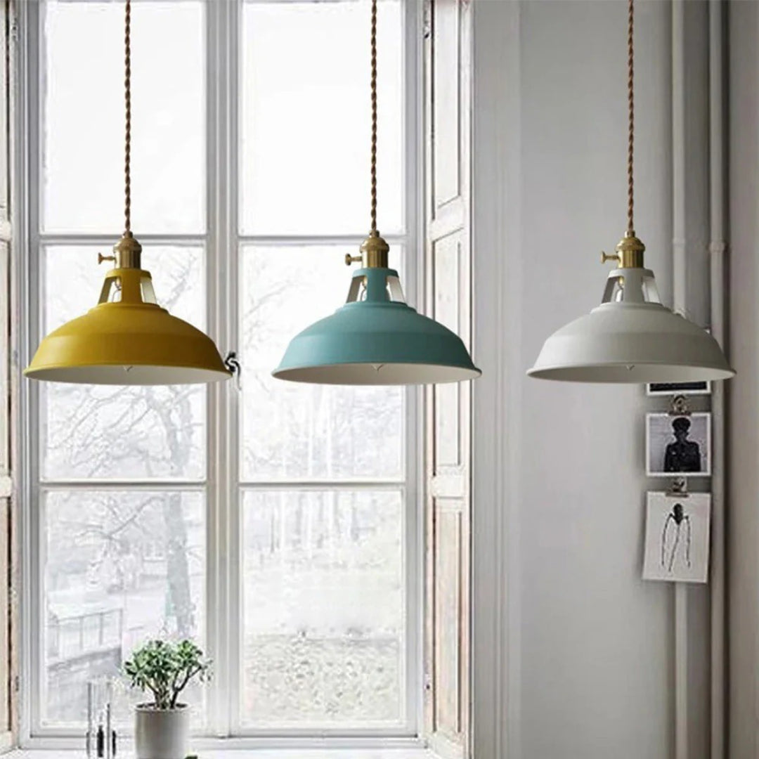 Industrial Metal Pendant Light