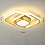 Contemporary Double Ring Ceiling Light